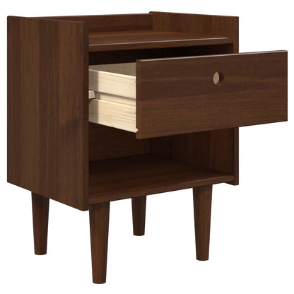 Bedside Table BILBAO Dark Caramel 45 x 35 x 59 cm
