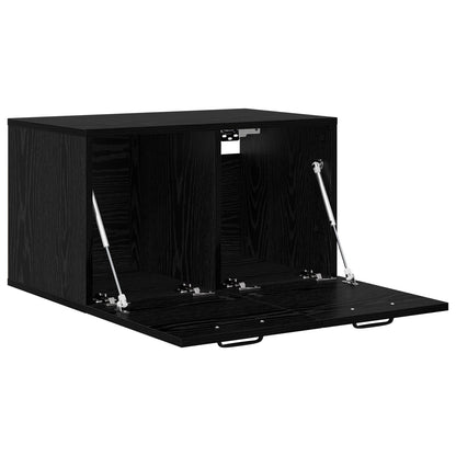 Wall Cabinet 60 x 36.5 x 35 cm Engineered Wood Black Oak
