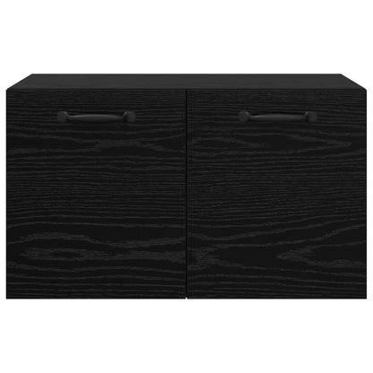 Wall Cabinet 60 x 36.5 x 35 cm Engineered Wood Black Oak