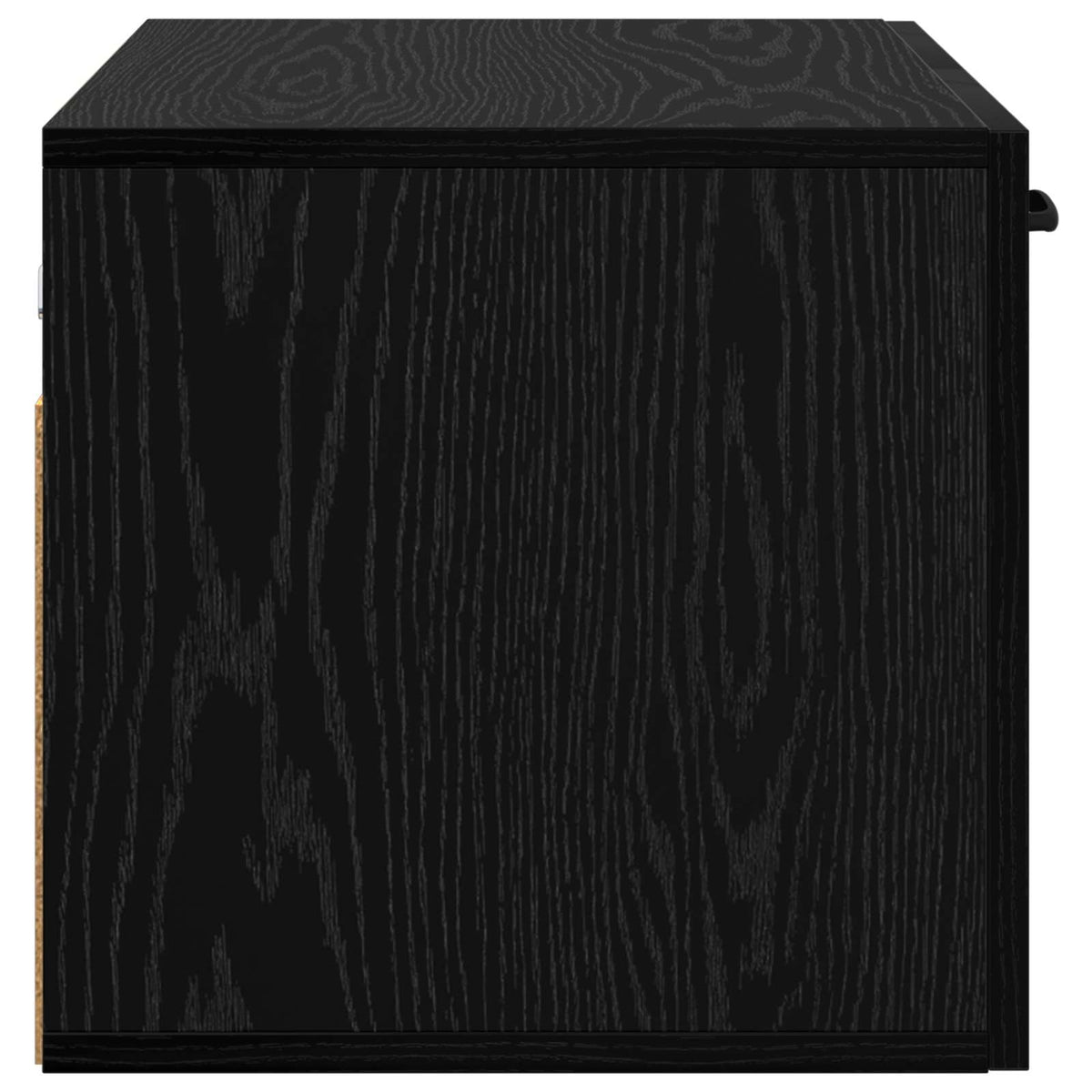 Wall Cabinet 60 x 36.5 x 35 cm Engineered Wood Black Oak