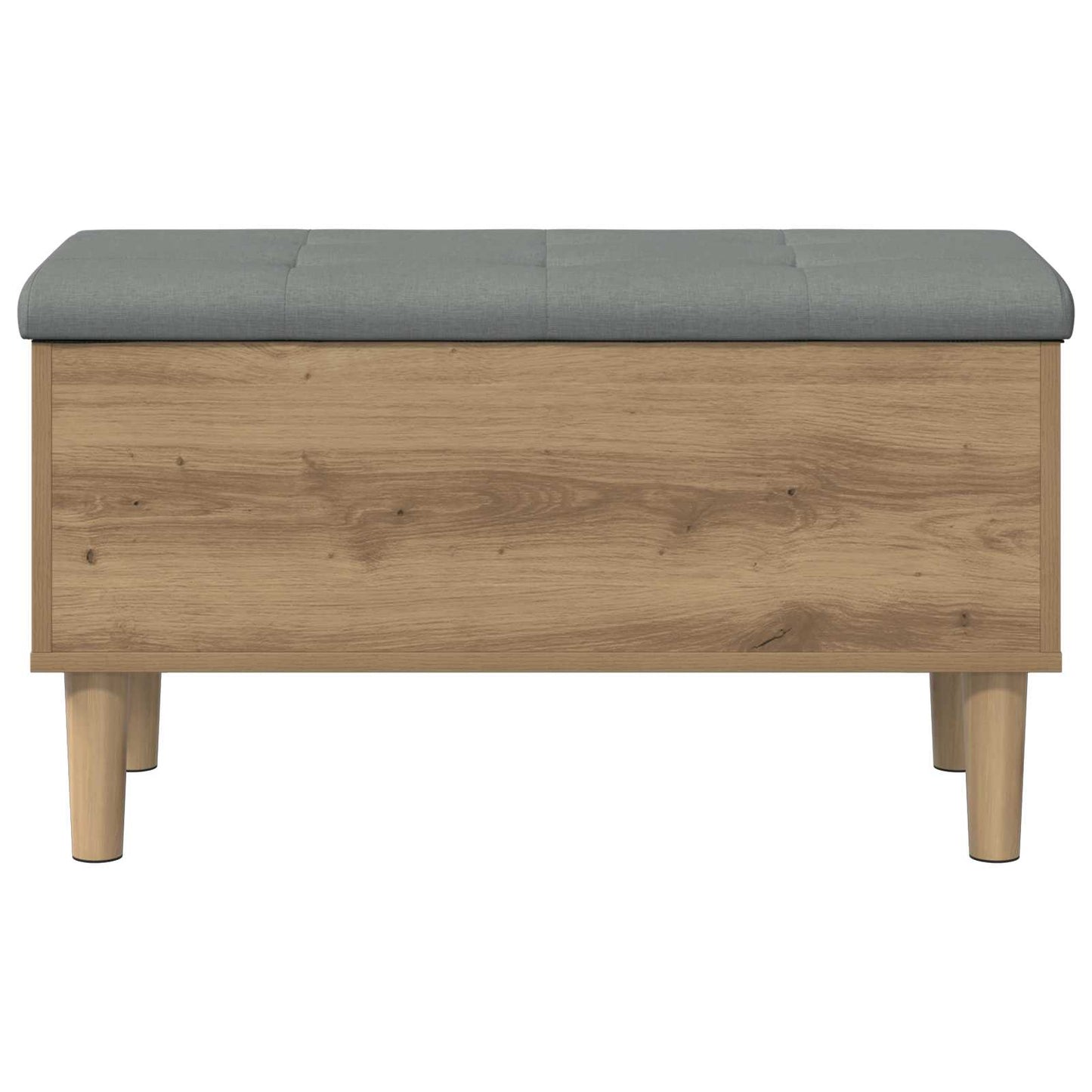 Storage Bench with Cushion Artisan Oak 82 x 42 x 46 cm