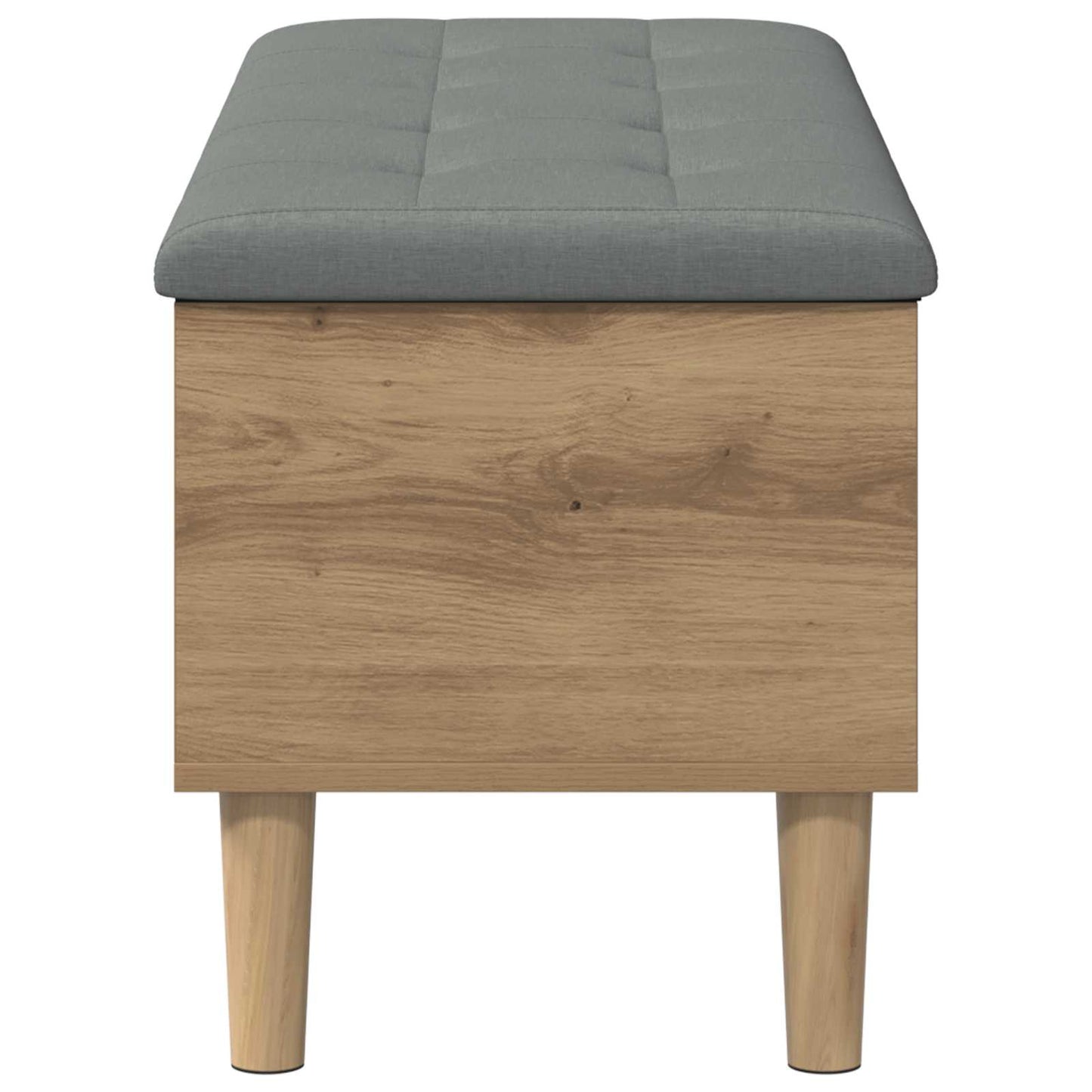 Storage Bench with Cushion Artisan Oak 102 x 42 x 46 cm
