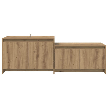 TV Cabinet 147 x 35 x 50 cm Artisan Oak Engineered Wood