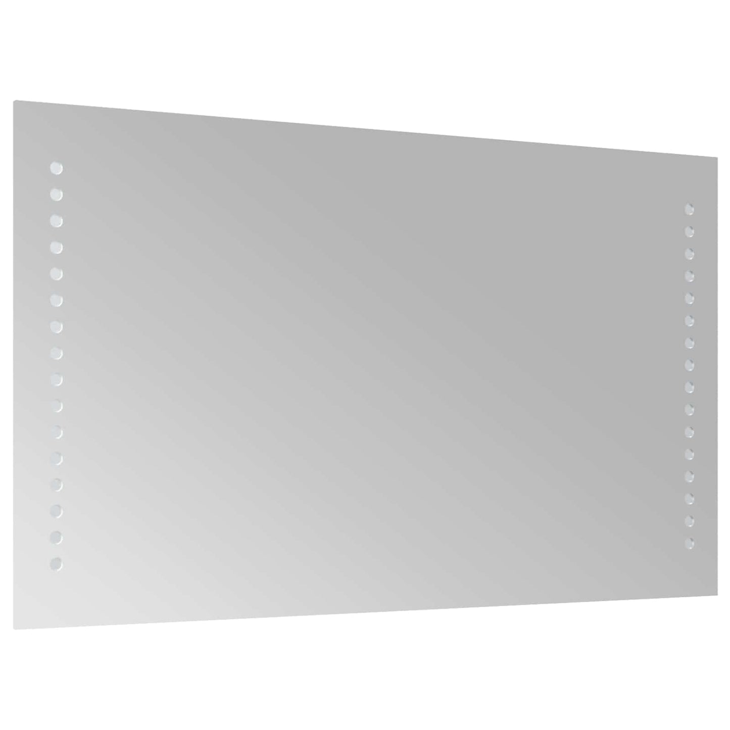 LED Bathroom Mirror Transparent 50 x 30 cm Tempered Glass