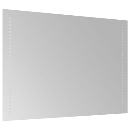 LED Bathroom Mirror Transparent 70 x 50 cm Tempered Glass