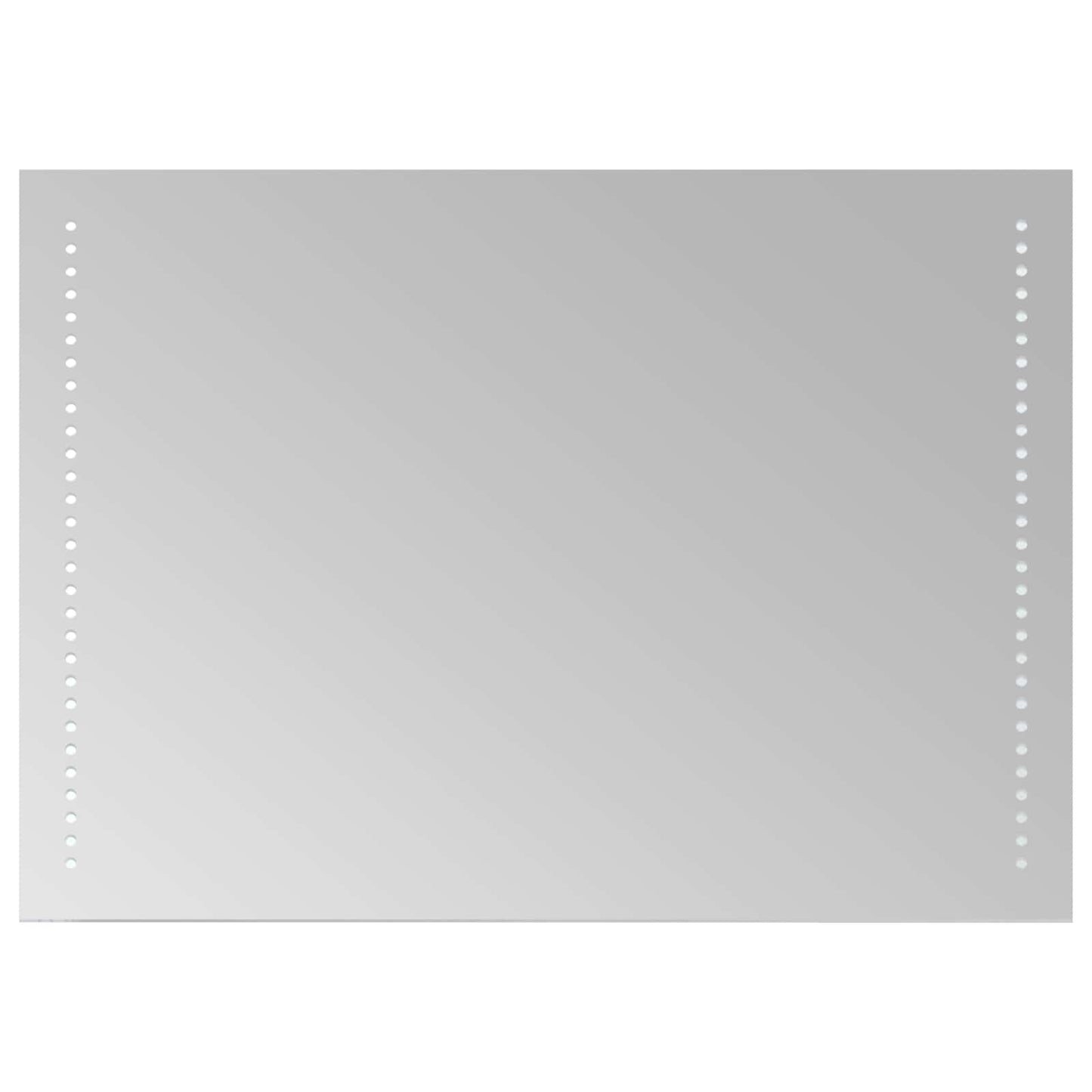 LED Bathroom Mirror Transparent 70 x 50 cm Tempered Glass