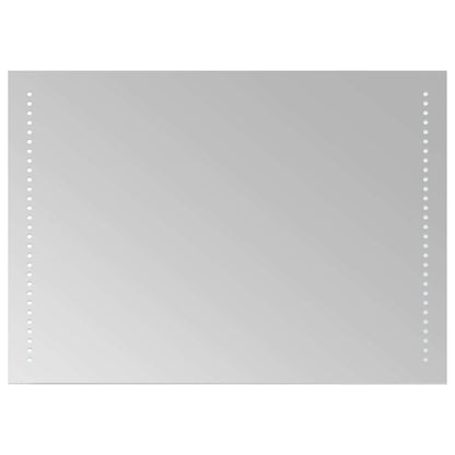 LED Bathroom Mirror Transparent 70 x 50 cm Tempered Glass