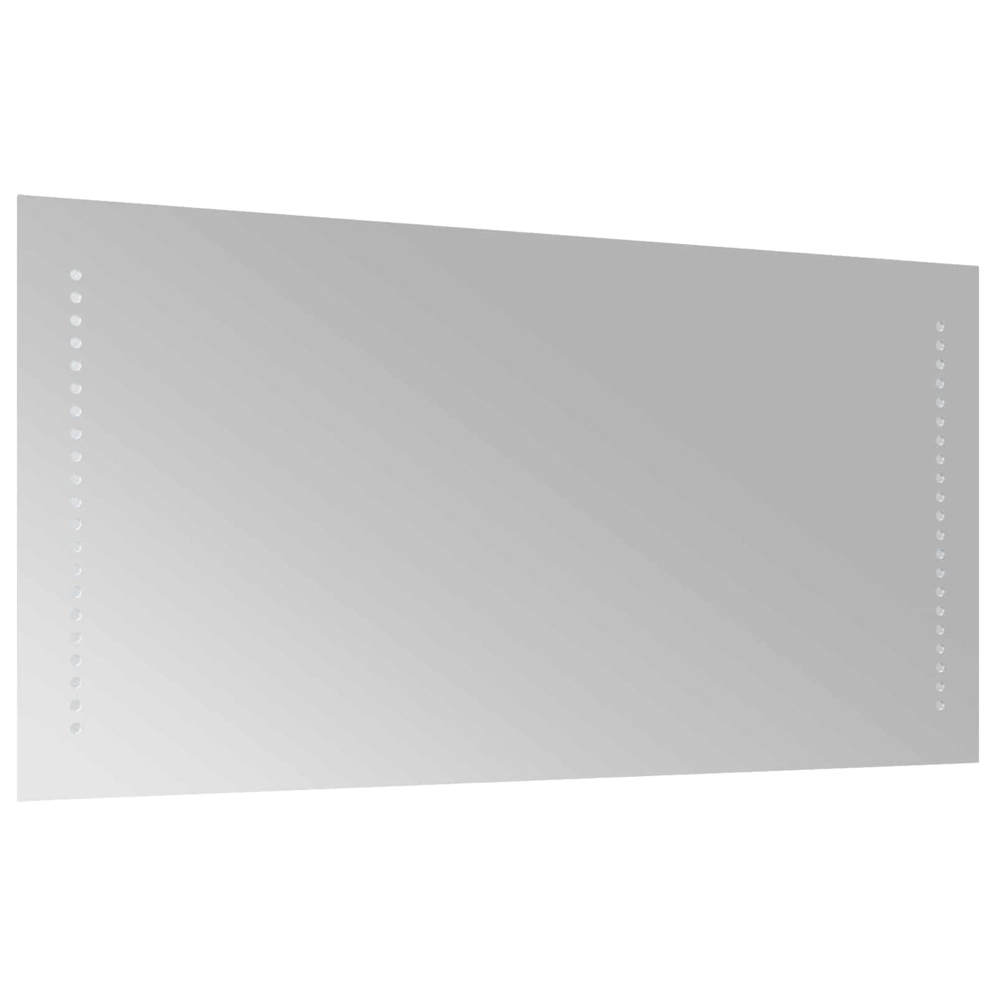 LED Bathroom Mirror Transparent 80 x 40 cm Tempered Glass