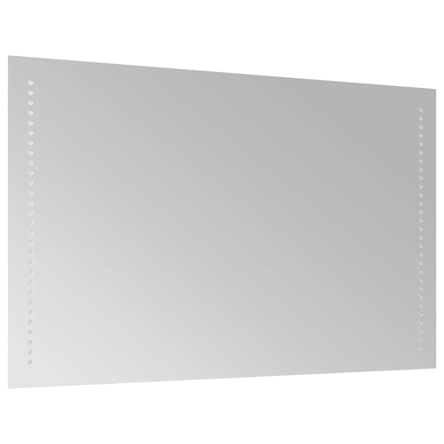 LED Bathroom Mirror Transparent 80 x 50 cm Tempered Glass