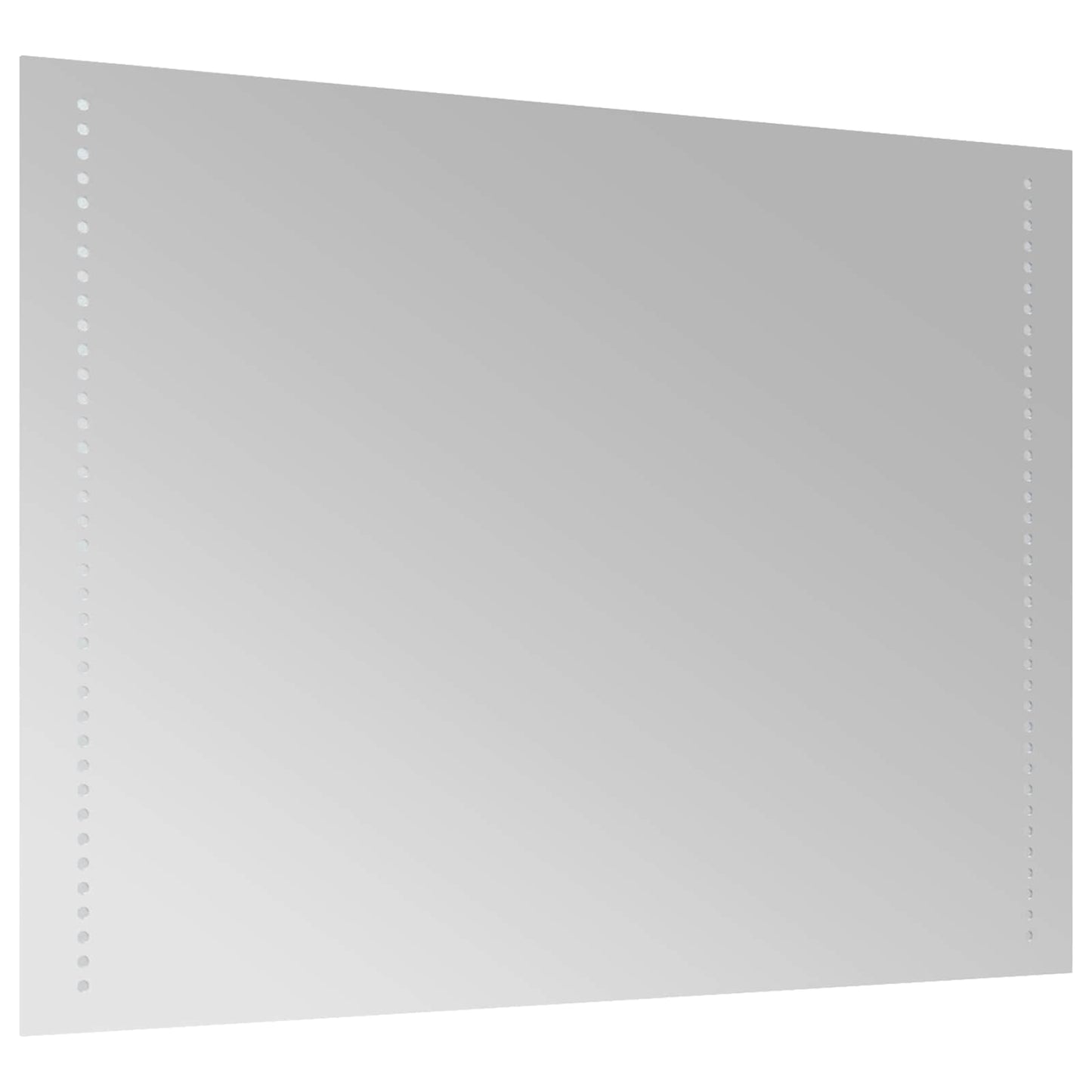 LED Bathroom Mirror Transparent 80 x 60 cm Tempered Glass