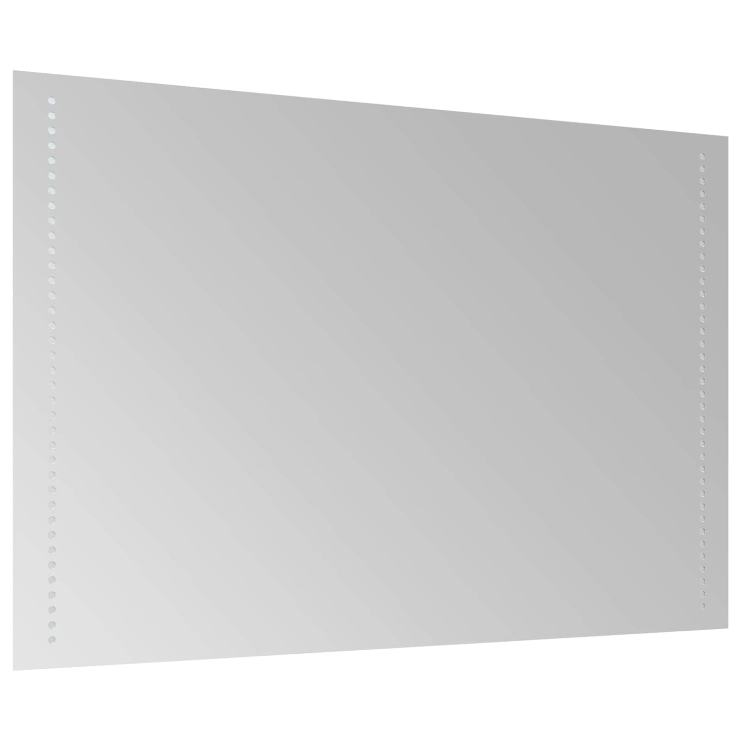 LED Bathroom Mirror Transparent 90 x 60 cm Tempered Glass