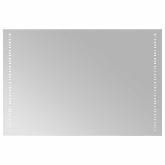 LED Bathroom Mirror Transparent 90 x 60 cm Tempered Glass
