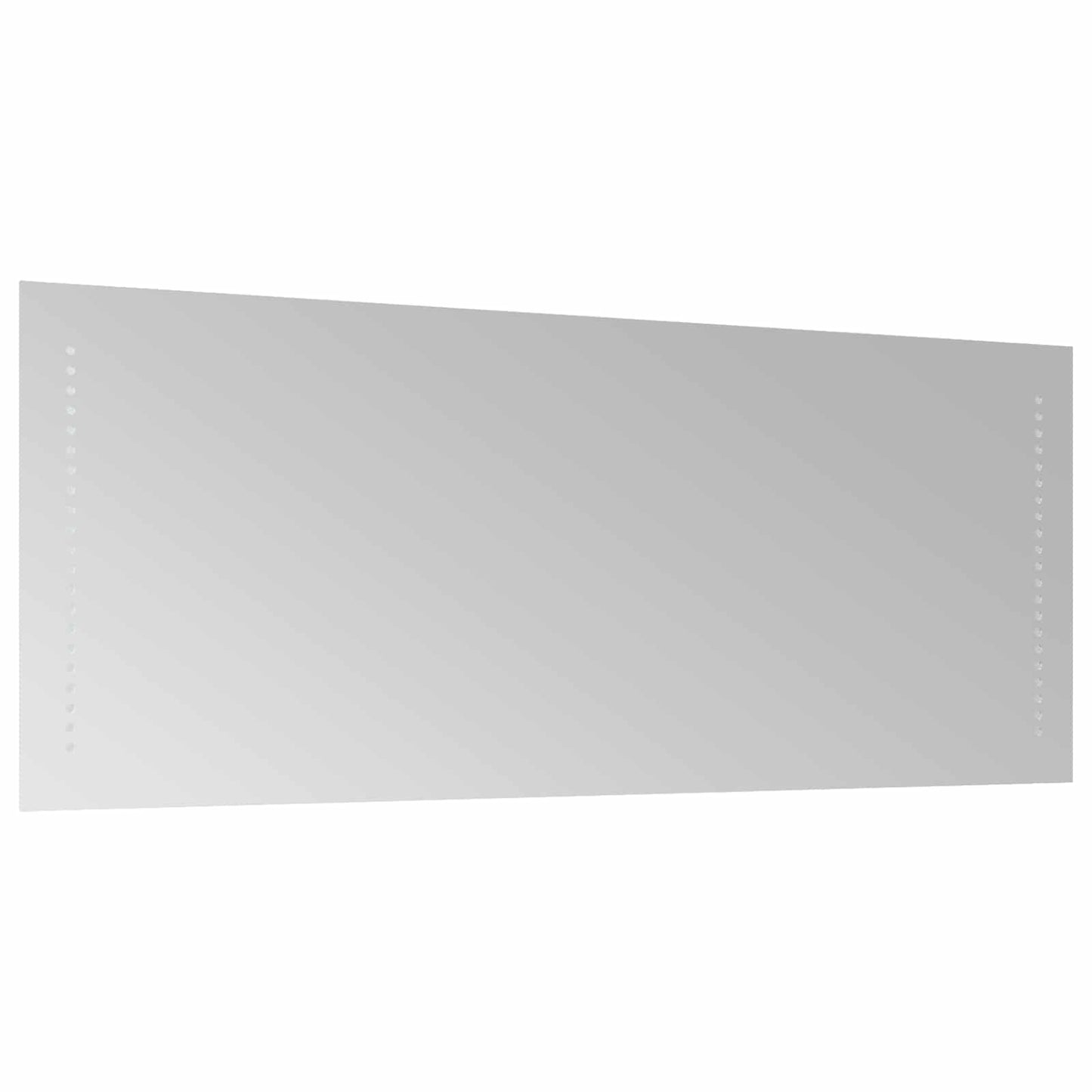 LED Bathroom Mirror Transparent 100 x 40 cm Tempered Glass