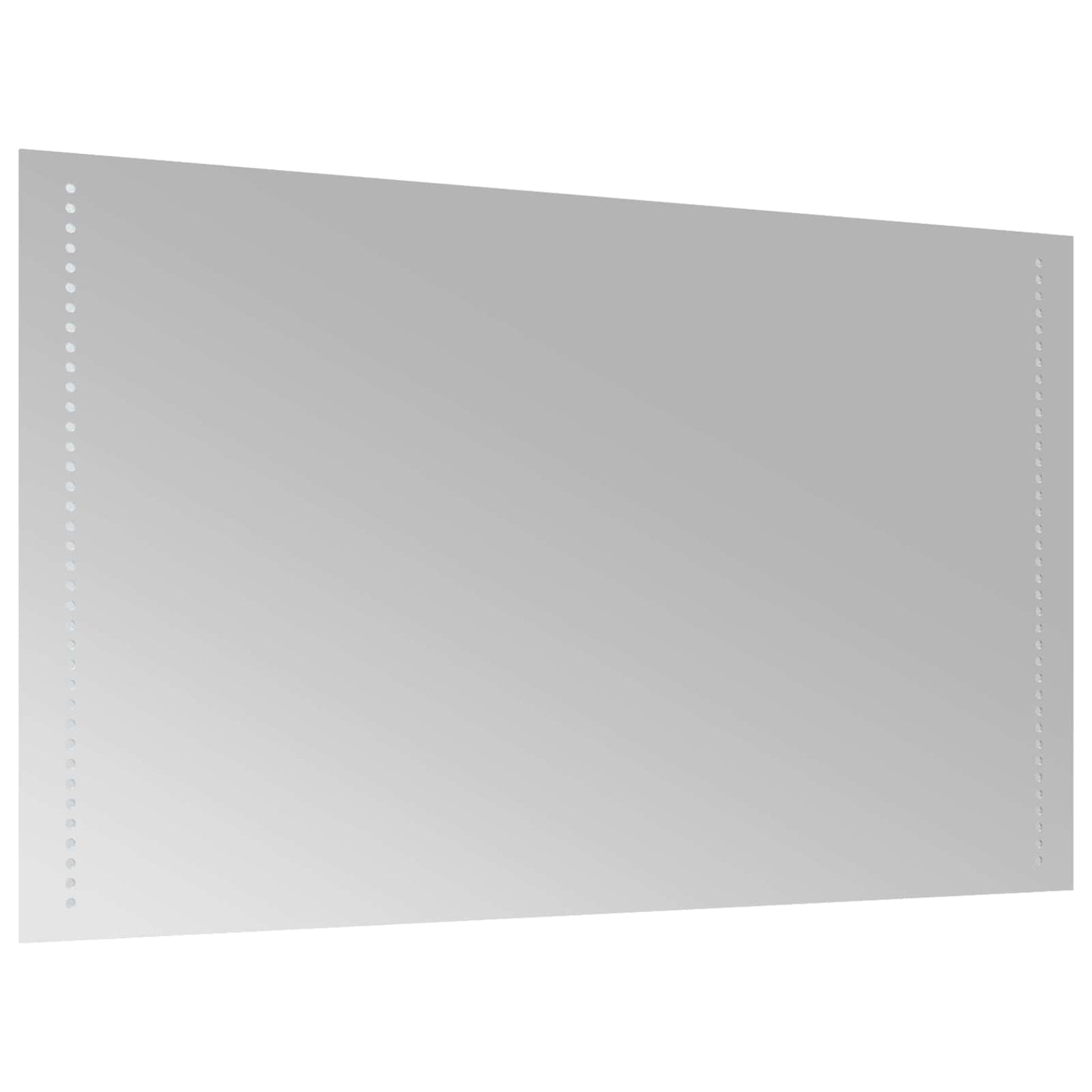 LED Bathroom Mirror Transparent 100 x 60 cm Tempered Glass