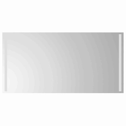 LED Bathroom Mirror Transparent 100 x 60 cm Tempered Glass