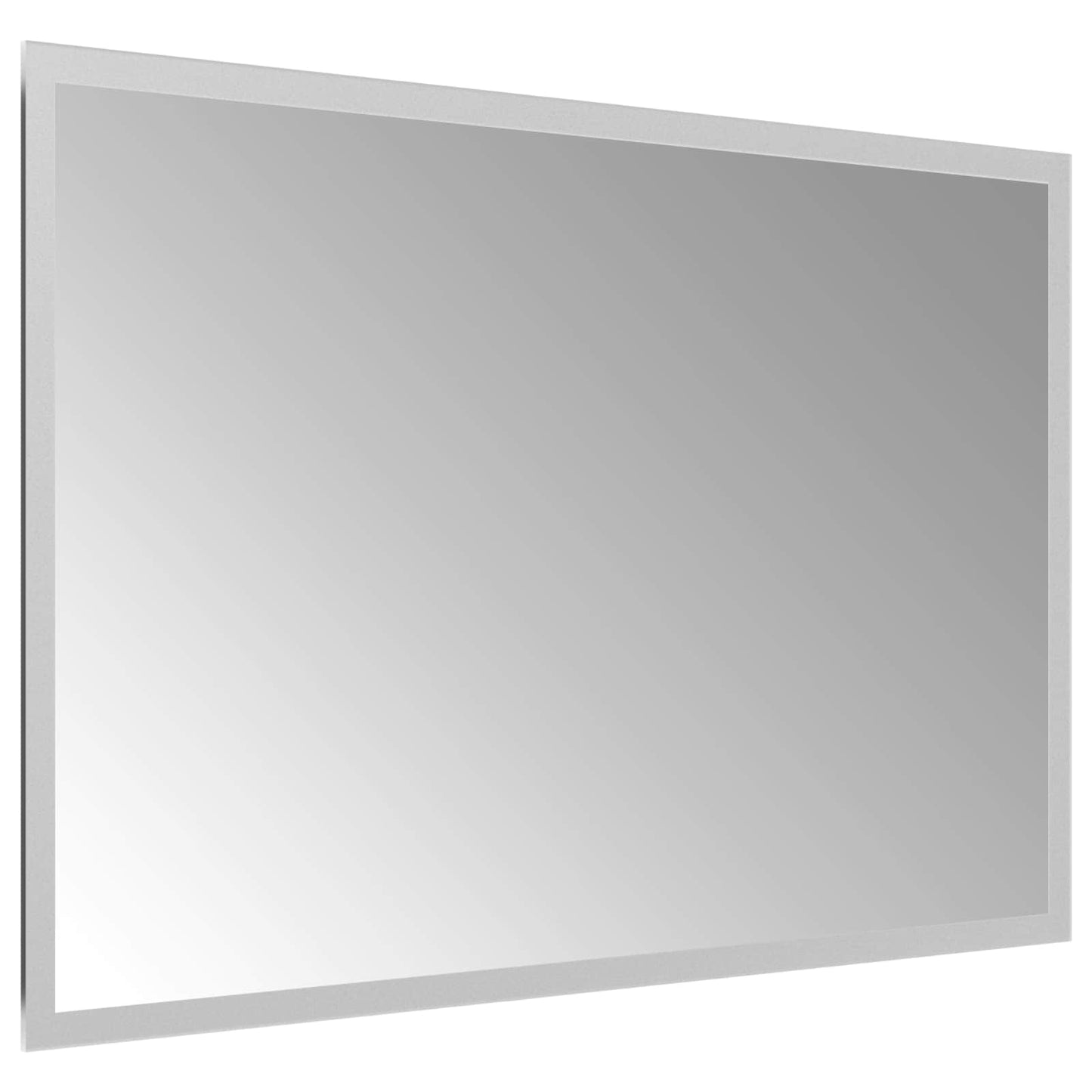LED Bathroom Mirror Transparent 60 x 40 cm Tempered Glass