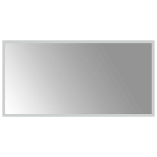 LED Bathroom Mirror Transparent 80 x 40 cm Tempered Glass