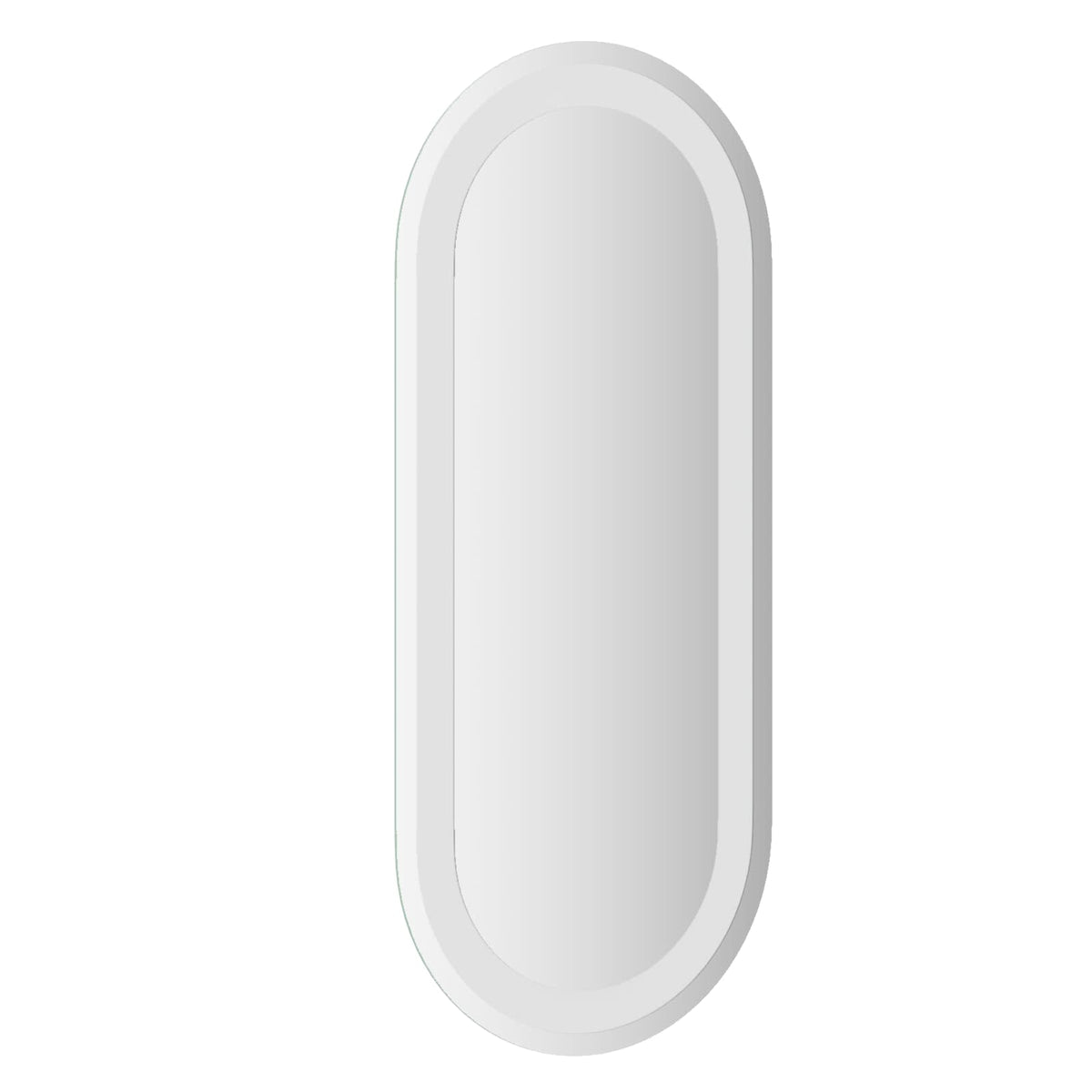 LED Bathroom Mirror Transparent 60 x 25 cm Tempered Glass