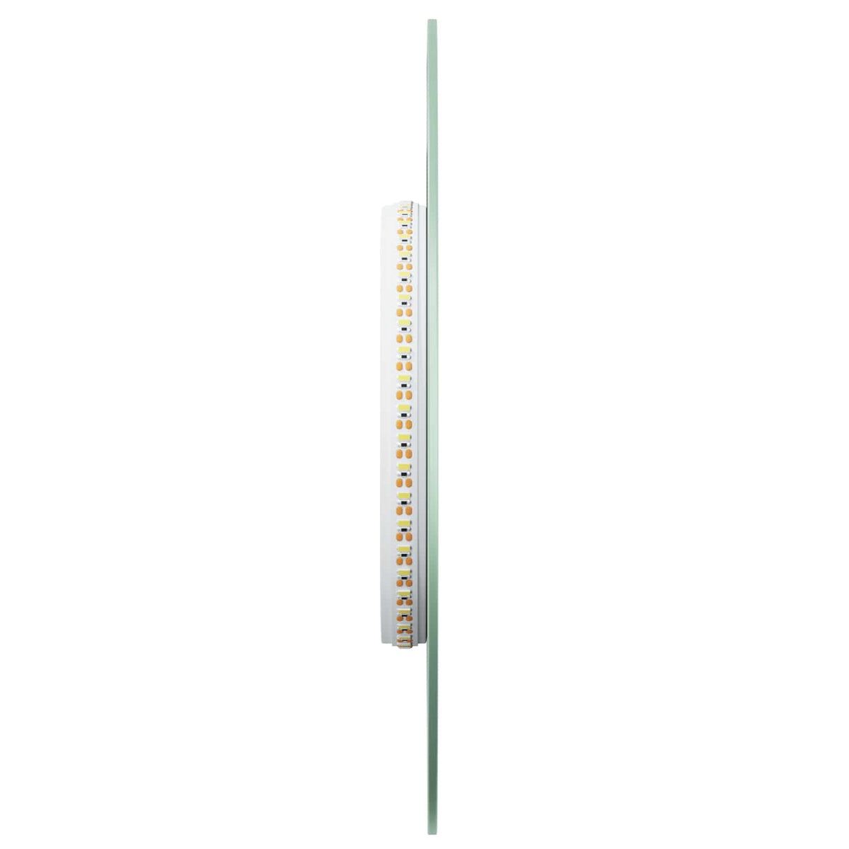 LED Bathroom Mirror Transparent 60 x 25 cm Tempered Glass