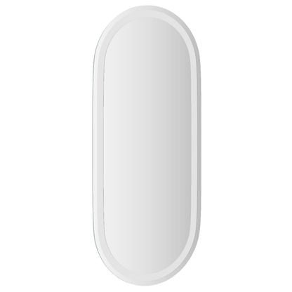 LED Bathroom Mirror Transparent 80 x 35 cm Tempered Glass
