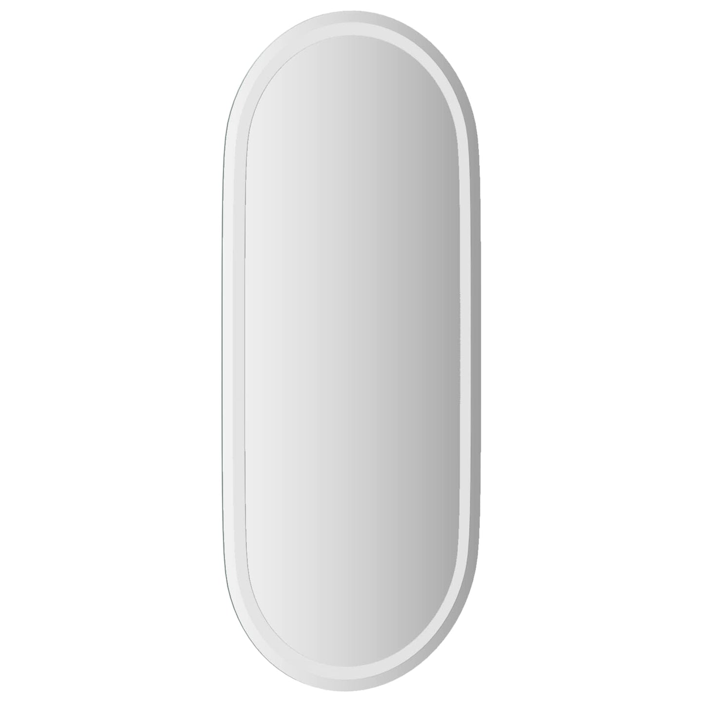 LED Bathroom Mirror Transparent 100 x 45 cm Tempered Glass