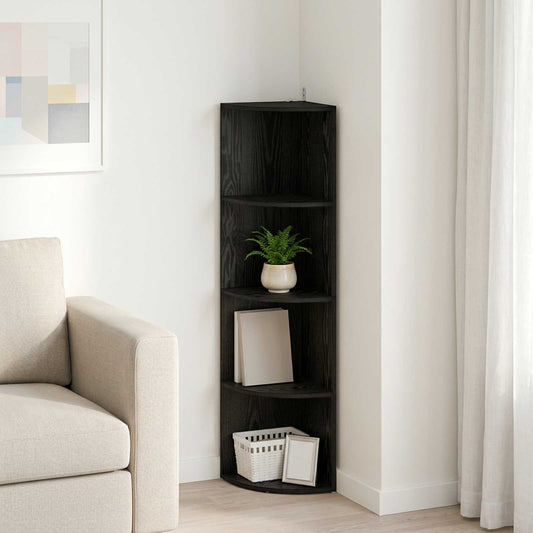 Corner Shelf 4-Tier 31.5 x 31 x 130 cm Engineered Wood