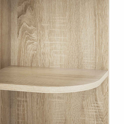 Corner Shelf 4-Tier 31.5 x 31 x 130 cm Engineered Wood