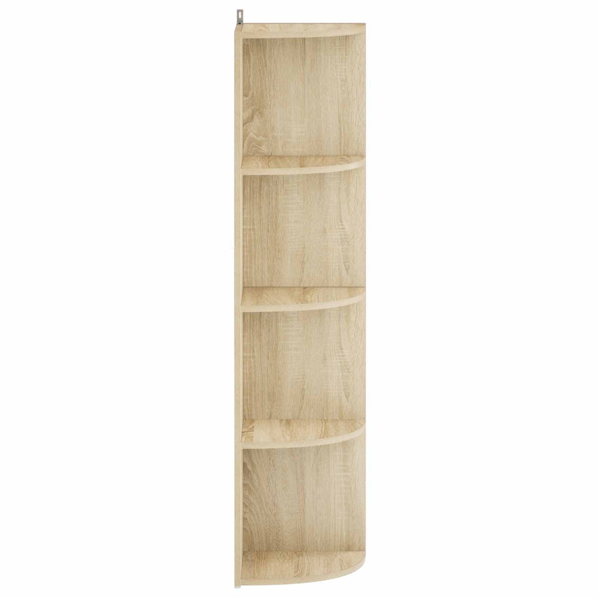 Corner Shelf 4-Tier 31.5 x 31 x 130 cm Engineered Wood