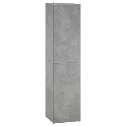 Corner Shelf 4-Tier 31.5 x 31 x 130 cm Engineered Wood