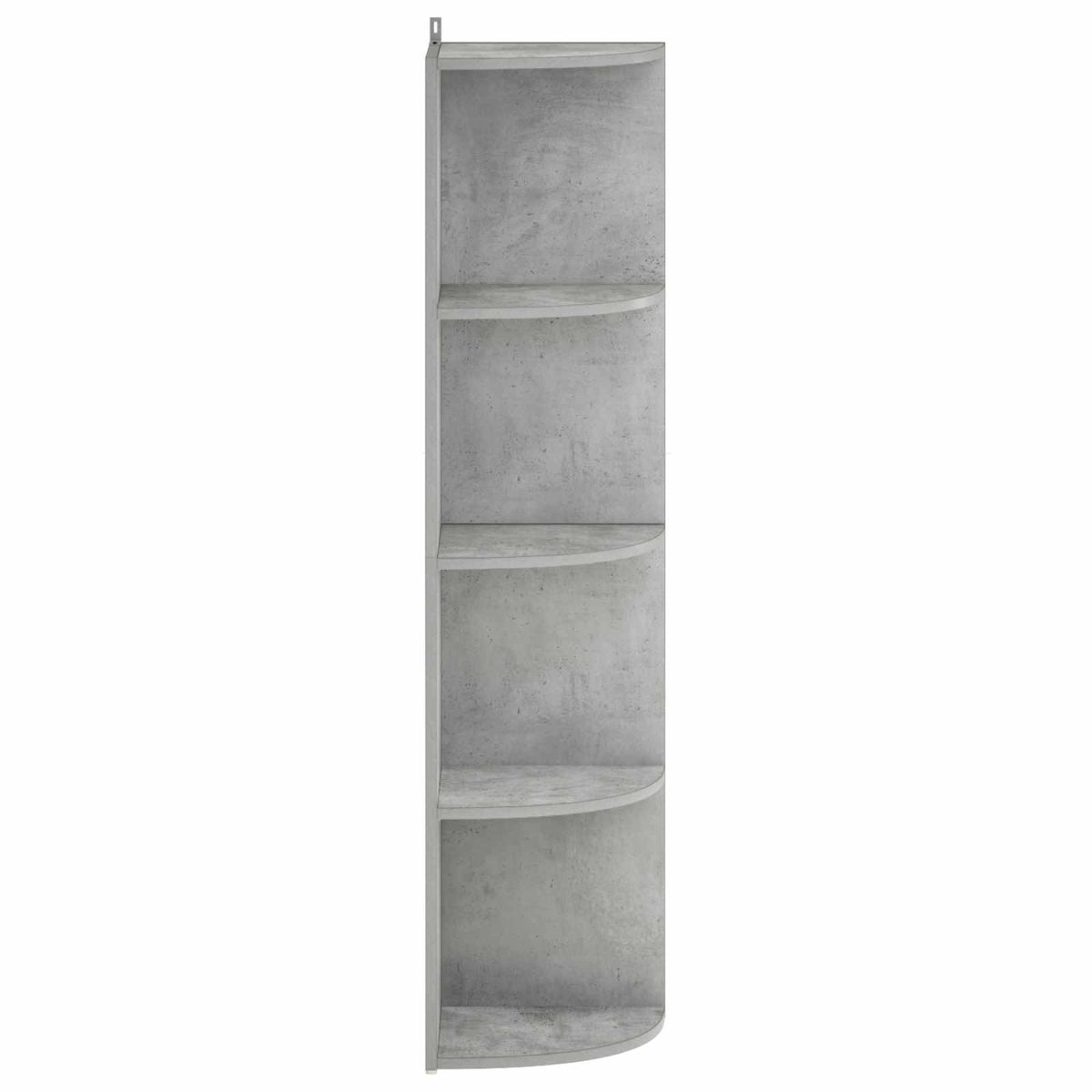 Corner Shelf 4-Tier 31.5 x 31 x 130 cm Engineered Wood
