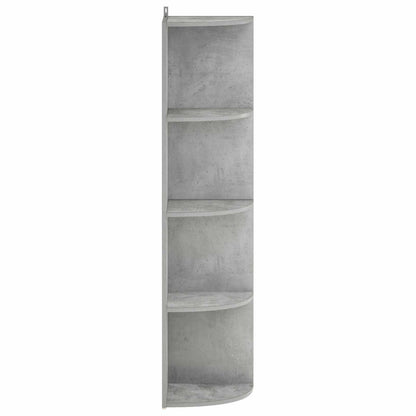 Corner Shelf 4-Tier 31.5 x 31 x 130 cm Engineered Wood