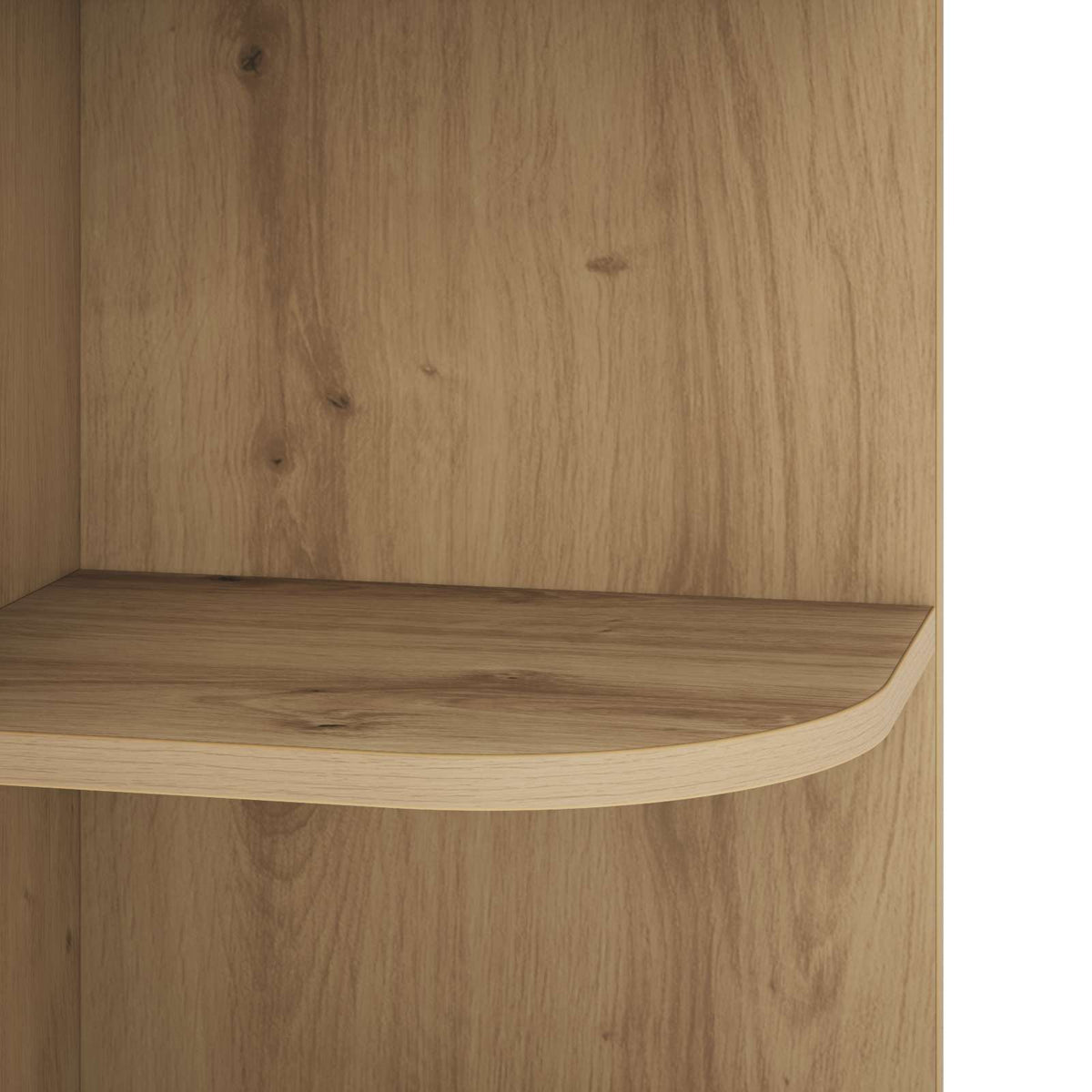 Corner Shelf 4-Tier 31.5 x 31 x 130 cm Engineered Wood