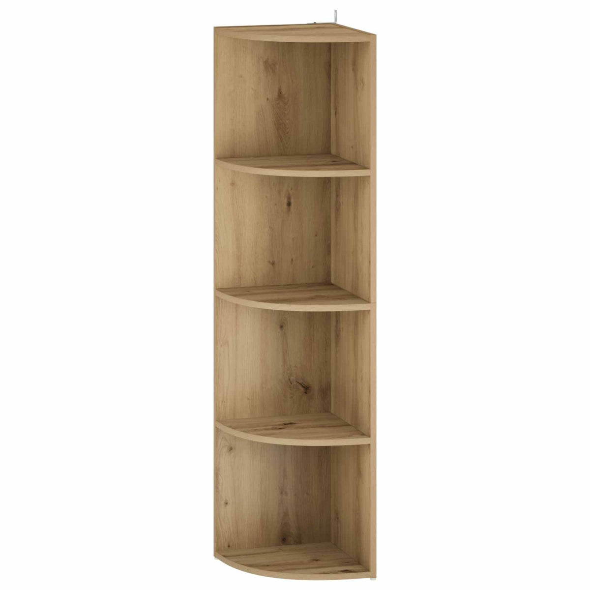 Corner Shelf 4-Tier 31.5 x 31 x 130 cm Engineered Wood