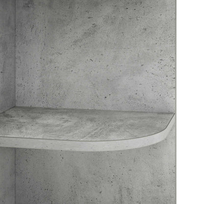 Corner Shelf 5-Tier 41.5 x 41.5 x 178 cm Engineered Wood