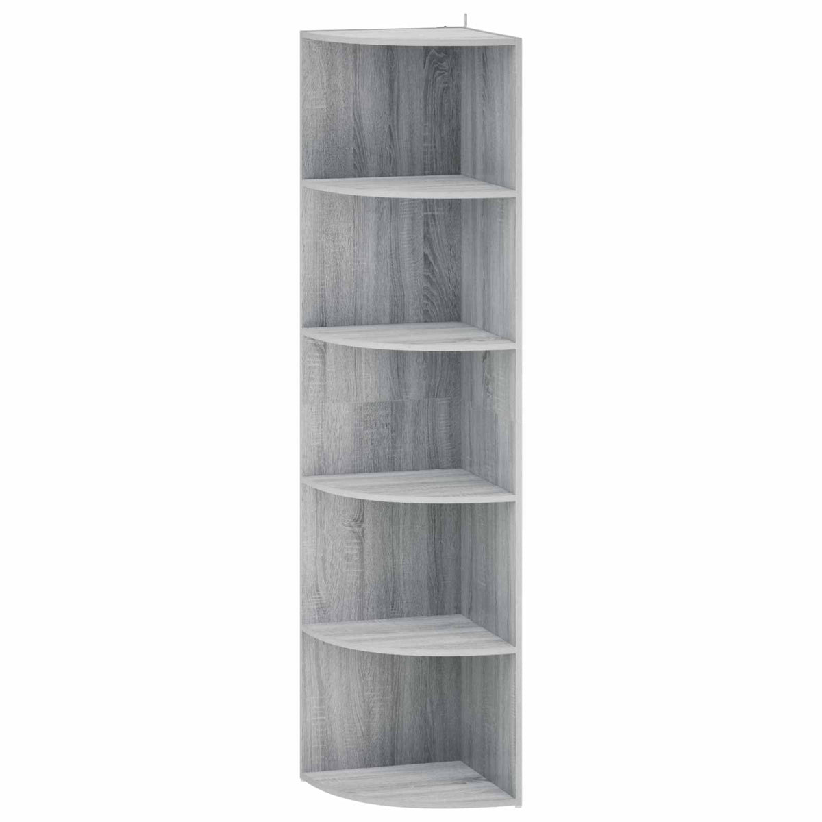 Corner Shelf 5-Tier 41.5 x 41.5 x 178 cm Engineered Wood