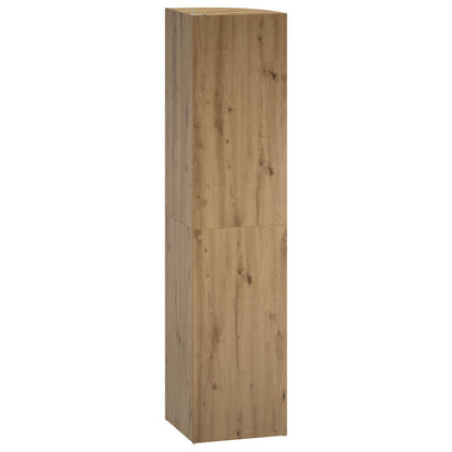 Corner Shelf 5-Tier 41.5 x 41.5 x 178 cm Engineered Wood