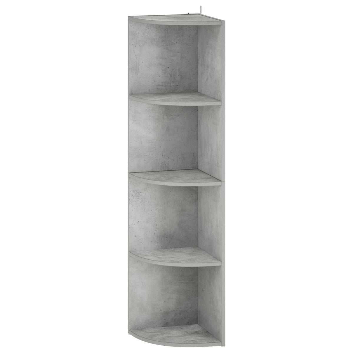 Corner Shelf 4-Tier 41.5 x 41.5 x 143 cm Engineered Wood