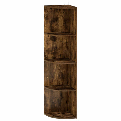 Corner Shelf 4-Tier 41.5 x 41.5 x 143 cm Engineered Wood