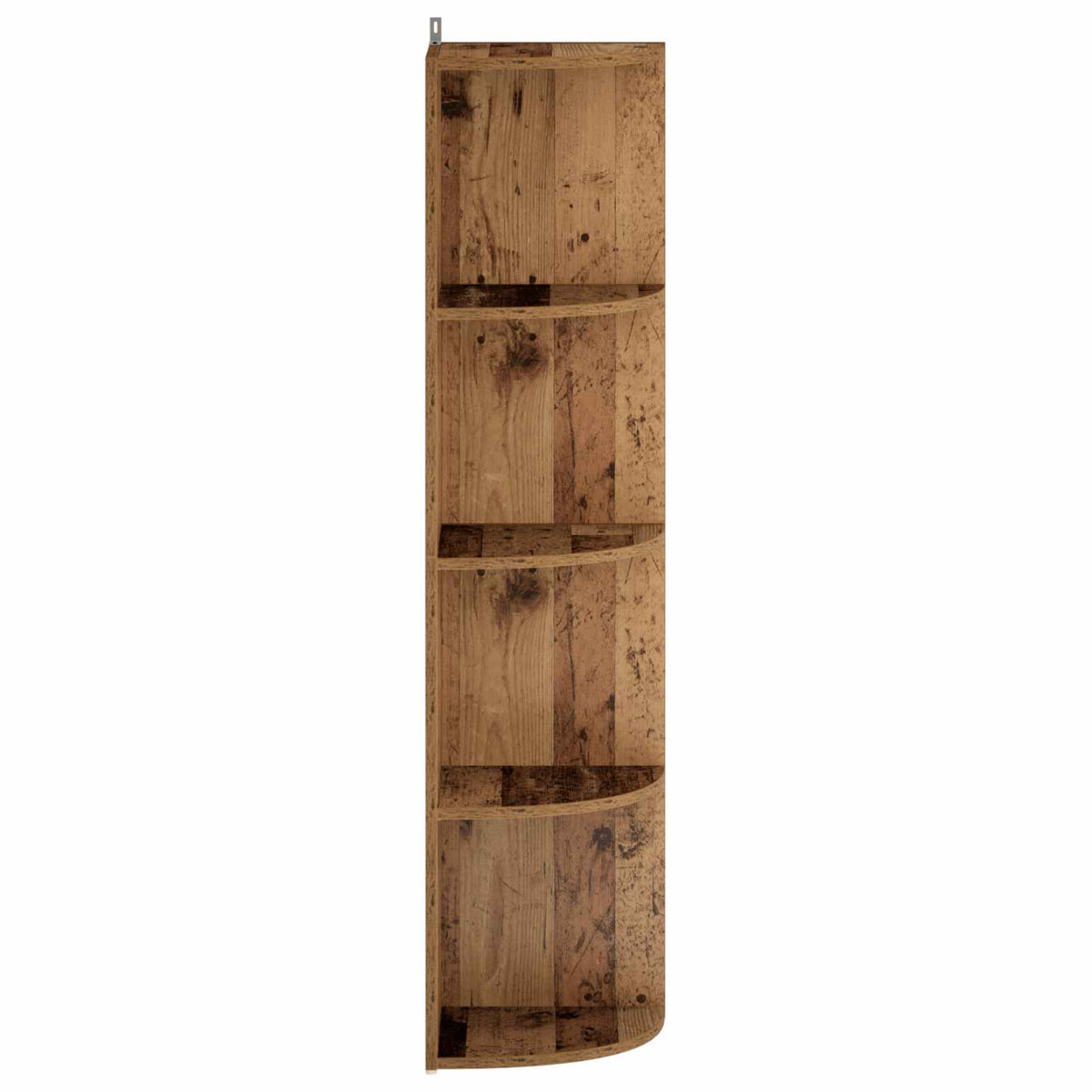 Corner Shelf 4-Tier 41.5 x 41.5 x 143 cm Engineered Wood