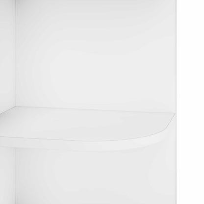 Corner Shelf 3-Tier 41.5 x 41.5 x 107.5 cm Engineered Wood