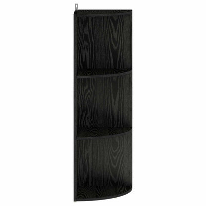 Corner Shelf 3-Tier 41.5 x 41.5 x 107.5 cm Engineered Wood