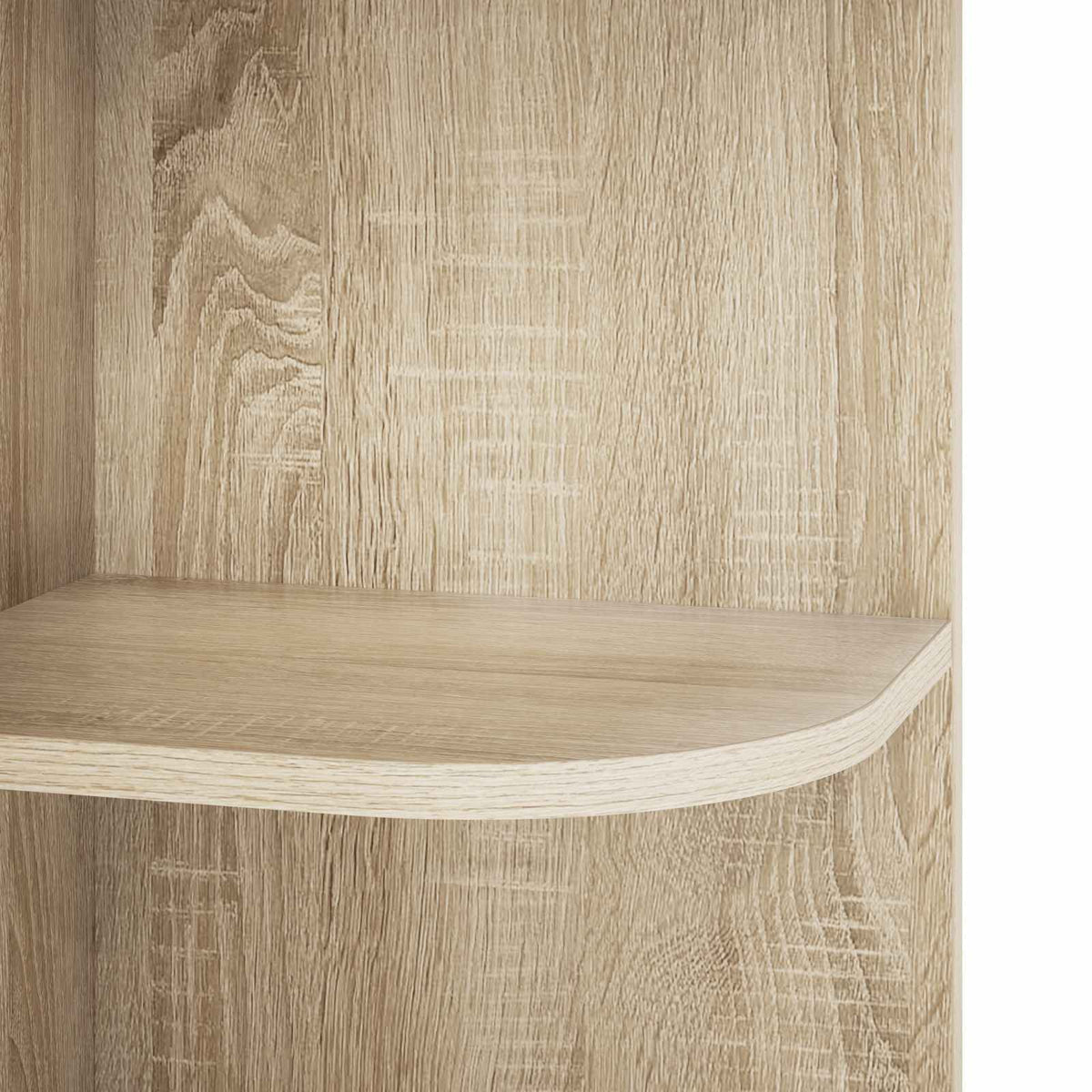 Corner Shelf 3-Tier 41.5 x 41.5 x 107.5 cm Engineered Wood