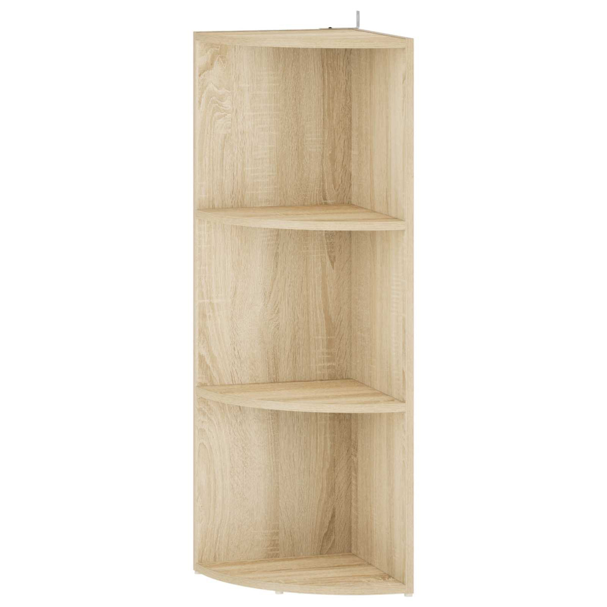 Corner Shelf 3-Tier 41.5 x 41.5 x 107.5 cm Engineered Wood