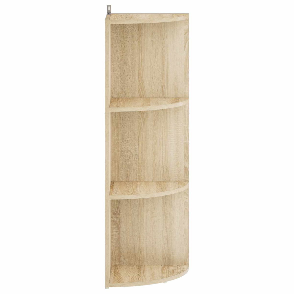Corner Shelf 3-Tier 41.5 x 41.5 x 107.5 cm Engineered Wood