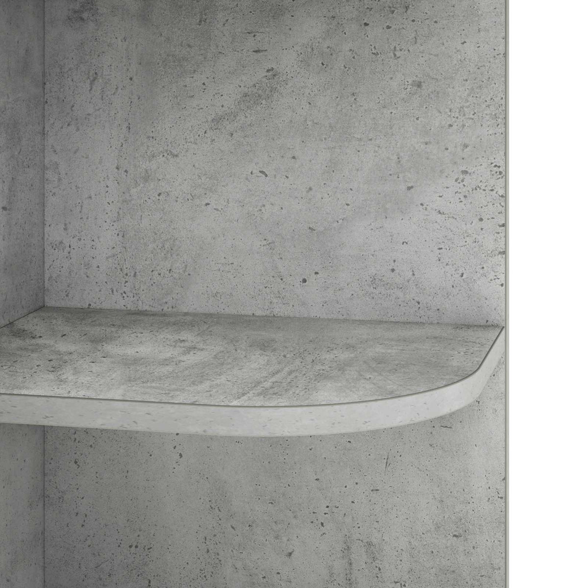 Corner Shelf 3-Tier 41.5 x 41.5 x 107.5 cm Engineered Wood