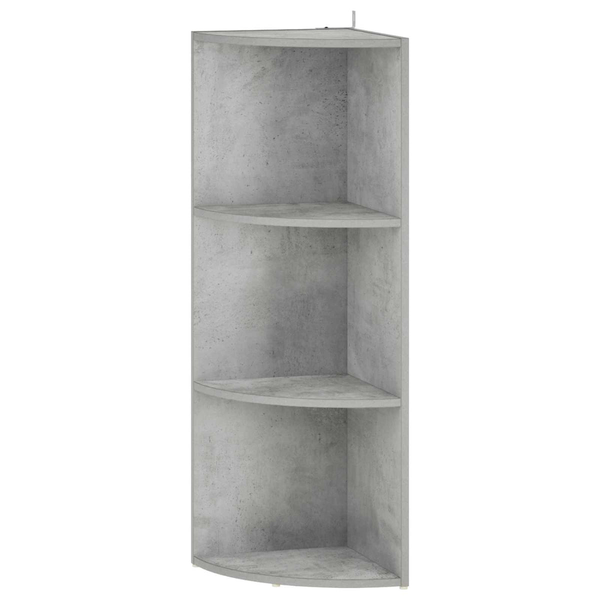 Corner Shelf 3-Tier 41.5 x 41.5 x 107.5 cm Engineered Wood