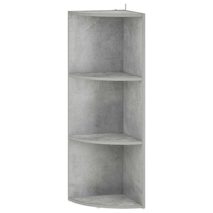 Corner Shelf 3-Tier 41.5 x 41.5 x 107.5 cm Engineered Wood