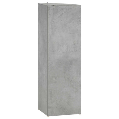Corner Shelf 3-Tier 41.5 x 41.5 x 107.5 cm Engineered Wood