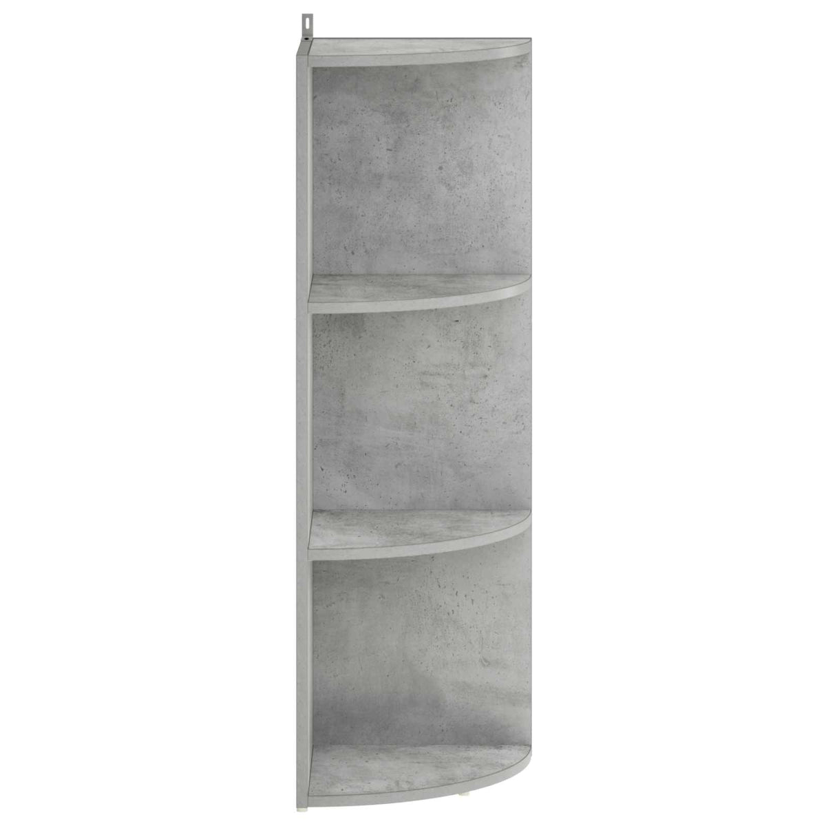 Corner Shelf 3-Tier 41.5 x 41.5 x 107.5 cm Engineered Wood