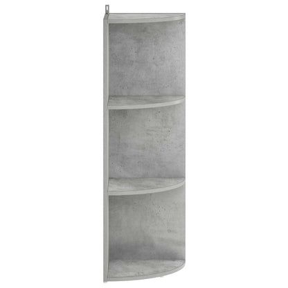 Corner Shelf 3-Tier 41.5 x 41.5 x 107.5 cm Engineered Wood